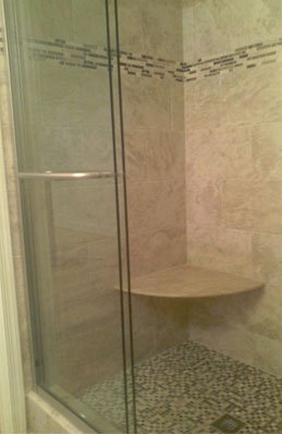 Bathroom Shower & Tile Installation. 